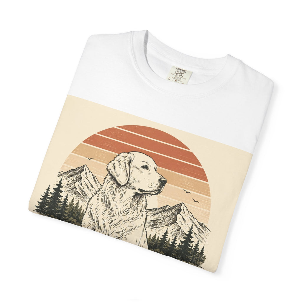 Golden Soul Golden Retriever T-Shirt — Retro Mountain Dog Tee