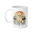 Golden Soul Ceramic Mug — Retro Golden Retriever Coffee Cup