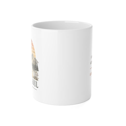 Golden Soul Ceramic Mug — Retro Golden Retriever Coffee Cup